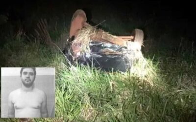 Traficante foragido morre ao ser lançado de caminhonete em acidente em MS