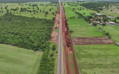 Obras de duplicação e faixas adicionais na BR-163/MS entram em fase de pavimentação