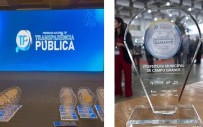 Prefeitura de Campo Grande é premiada em programa que avalia excelência em transparência