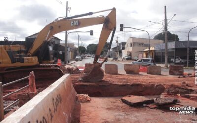 Obra sem fim na Ernesto Geisel sufoca comércio e derruba movimento em até 80%