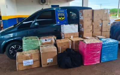 Contrabandista é preso com mercadoria avaliada em R$ 195 mil em Nova Andradina