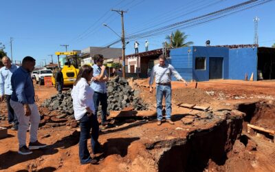 Pavimentação e drenagem no Jardim Botafogo entram em nova etapa