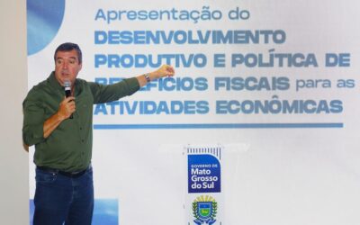 MS respeita empresariado: Governo mantém benefícios que garantem segurança e estimulam desenvolvimento econômico