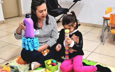 Dia do Brincar é marcado por experiências sensoriais