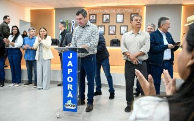 Japorã avança em segurança pública e infraestrutura com autorização de obras na área urbana e rural