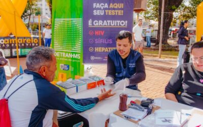 Saúde na Pista mobiliza motoentregadores com serviços e cadastro inédito na Capital