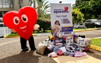 ‘Pit stop solidário’ arrecada agasalhos no Paço Municipal de Campo Grande