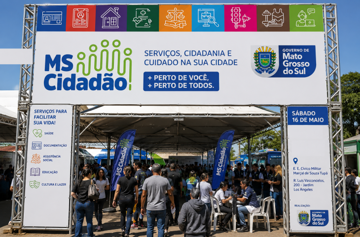 MS Cidadão retorna a Capital neste sábado com serviços gratuitos e atendimento integrado à população