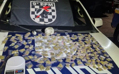 Dupla é presa em flagrante por tráfico de drogas no Jardim Noroeste