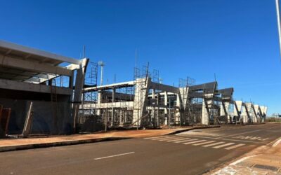 Mais moderno e funcional, novo receptivo do aeroporto ganha forma com avanço das obras em Dourados