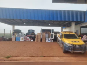 Carga de contrabando avaliada em R$ 320 mil é apreendida pela polícia na MS-166
