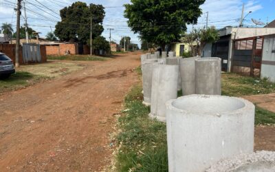 Obras de drenagem e asfalto chegam ao Los Angeles