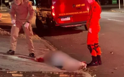 Ataque a tiros deixa um morto e grávida ferida em avenida de Ivinhema