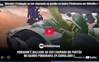 Morador é baleado ao ser chamado no portão no bairro Pindorama em Sidrolândia