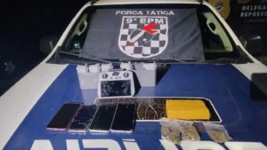 Quatro são presos com drone que seria usado para lançar drogas na Máxima de Campo Grande