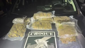 Foragido da Justiça é preso com cocaína, maconha e dinheiro no Lageado