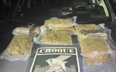 Foragido da Justiça é preso com cocaína, maconha e dinheiro no Lageado