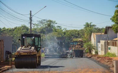 ViraCG Infraestrutura: Moradores comemoram chegada de asfalto no Jd. Oliveira