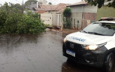 Alerta amarelo prevê tempestade em Campo Grande