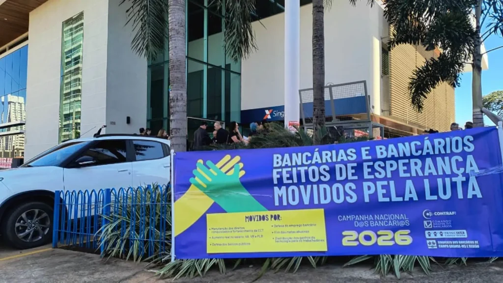 Sem acordo, greve da Caixa chega ao 15º dia de paralisação
