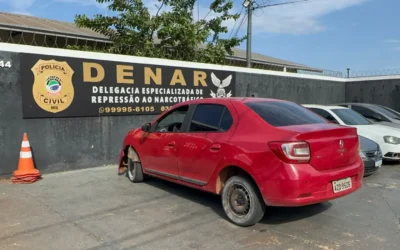 Perseguição de 6 km termina com uma tonelada de maconha apreendida em Campo Grande