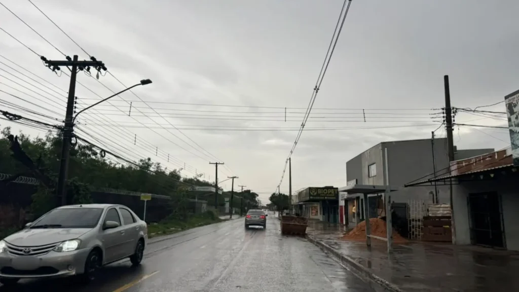 Campo Grande amanhece chuvosa e registra acumulado de 31,6 mm nas últimas 3 horas