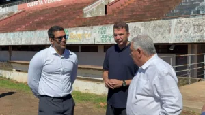 Samir Xaud visita Morenão em primeira agenda em Campo Grande