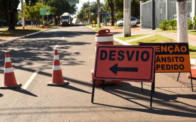 Quatro vias terão interdições neste sábado em Campo Grande