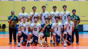 Seleção de MS conquista título da 1ª divisão do Brasileiro Sub-18 de Vôlei