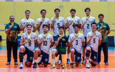 Seleção de MS conquista título da 1ª divisão do Brasileiro Sub-18 de Vôlei